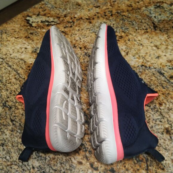 Skechers Summits Perfect Views 149523 Navy BluRunning Shoes Sneakers Women's 7 - Picture 6 of 12